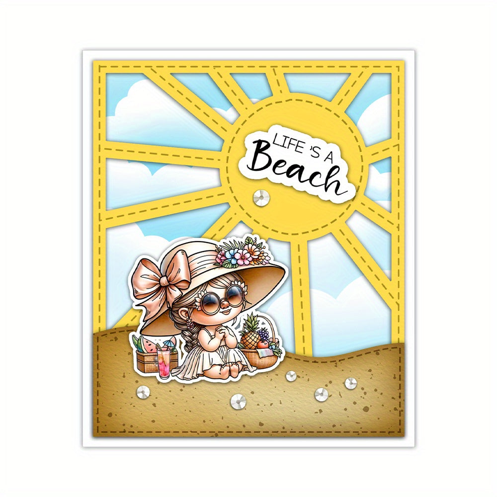 Summer Gnome Girls Dies & Stamps Set