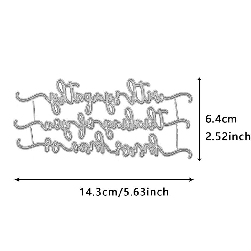 English Words Metal Cutting Dies