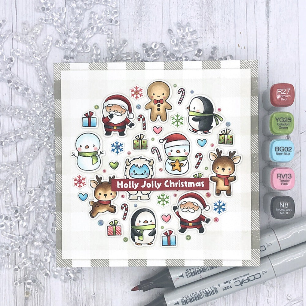 Christmas Animals Dies & Stamps Set