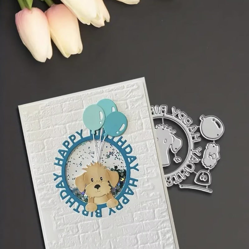 Birthday Cards Metal Cutting Dies