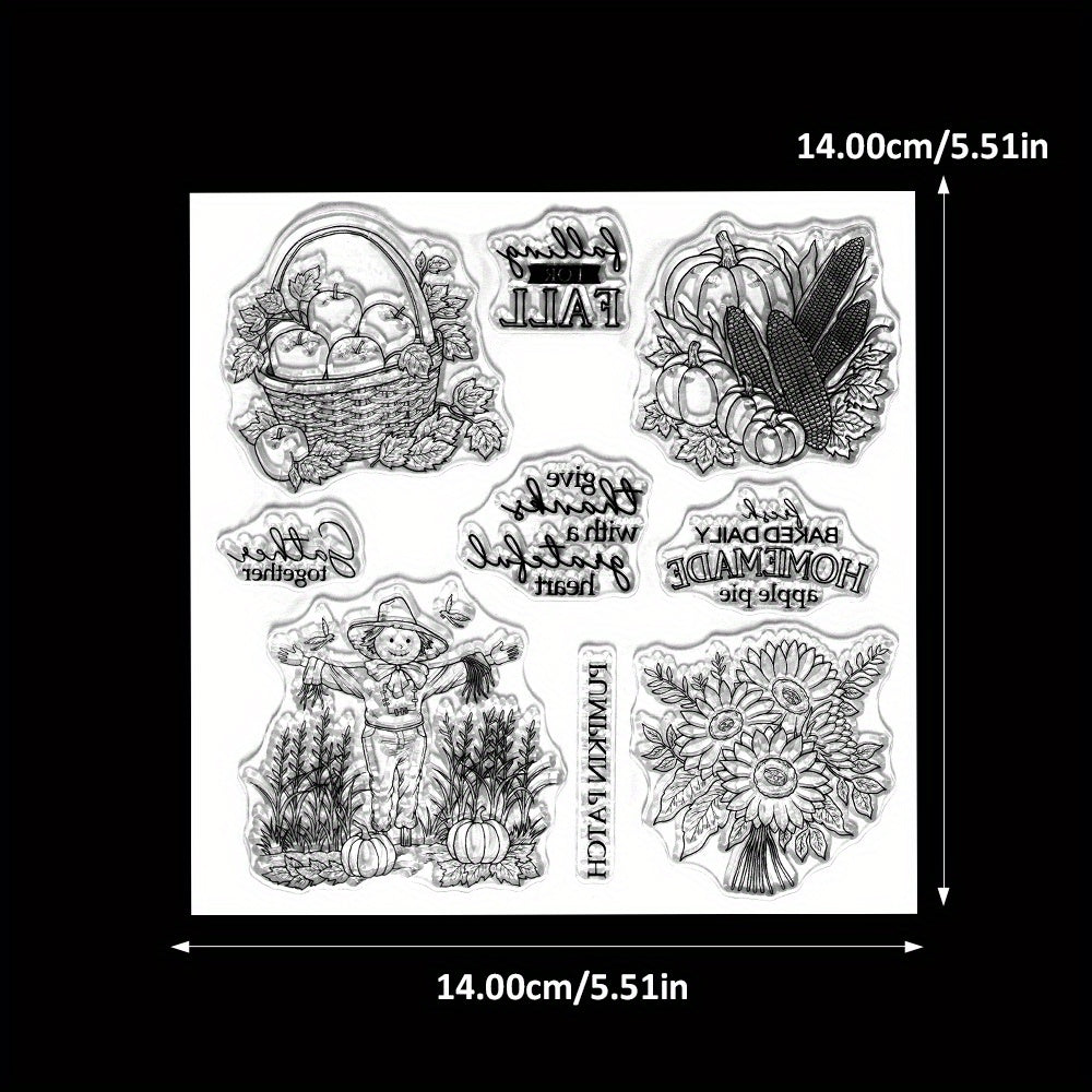 Harvest Season Dies & Stamps Set