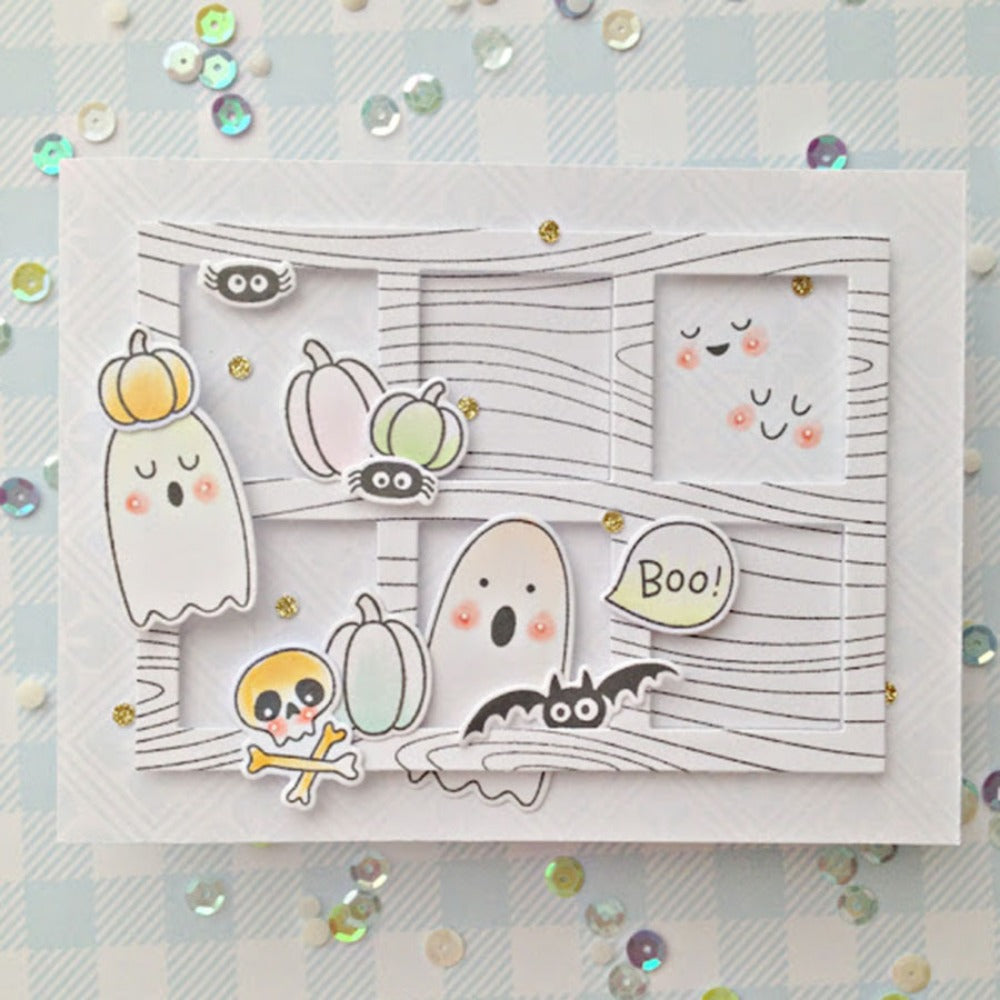 Halloween Ghost Dies & Stamps Set
