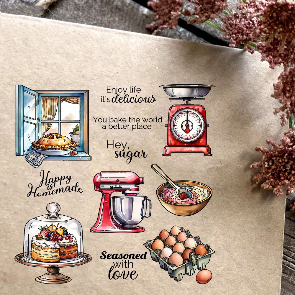 Cake Utensils Dies & Stamps Set