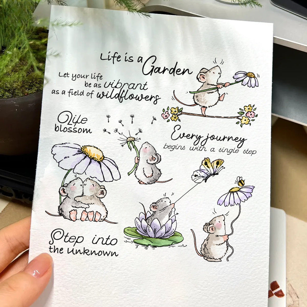 Mouse Life Dies & Stamps Set