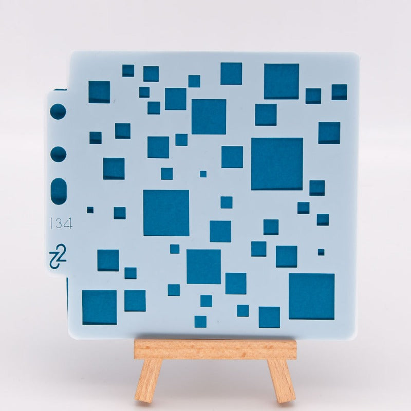 Square Pattern Hollow Stencil