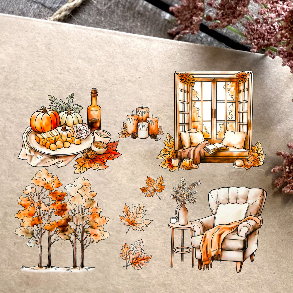 Autumn Vintage Manor Dies & Stamps Set