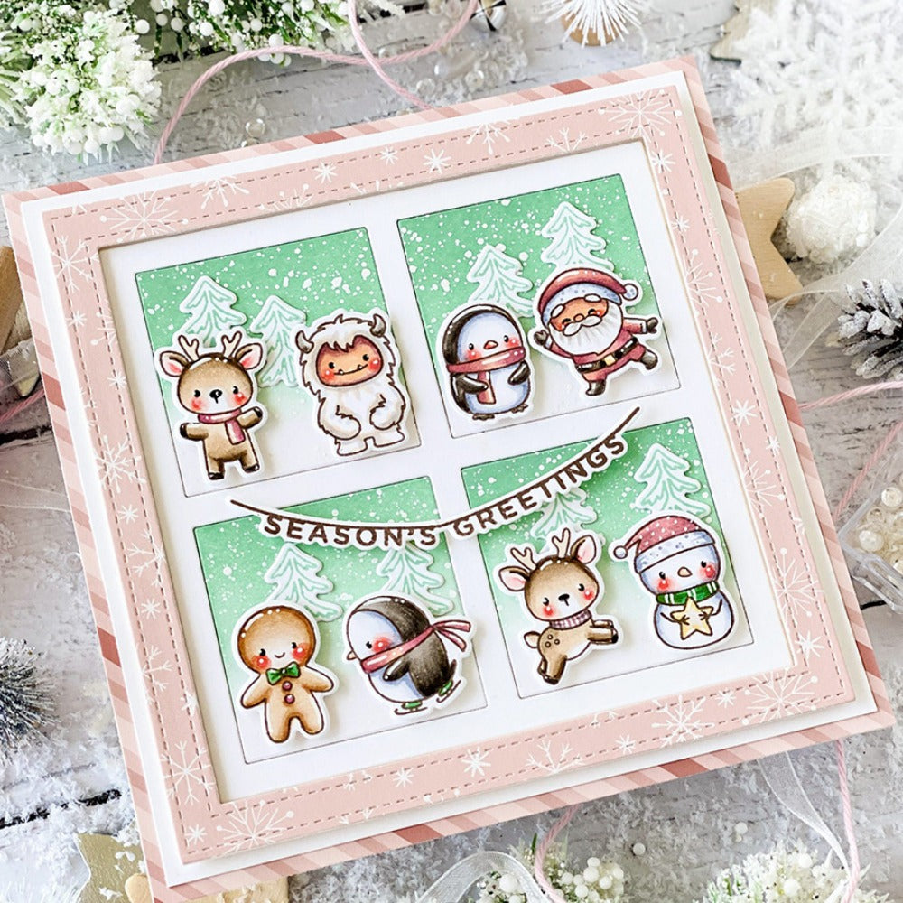 Christmas Animals Dies & Stamps Set