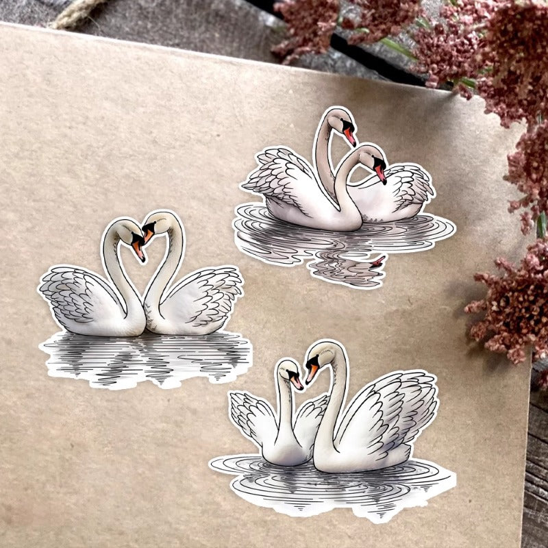 Loving Swans In The Lake Dies & Stamps Set