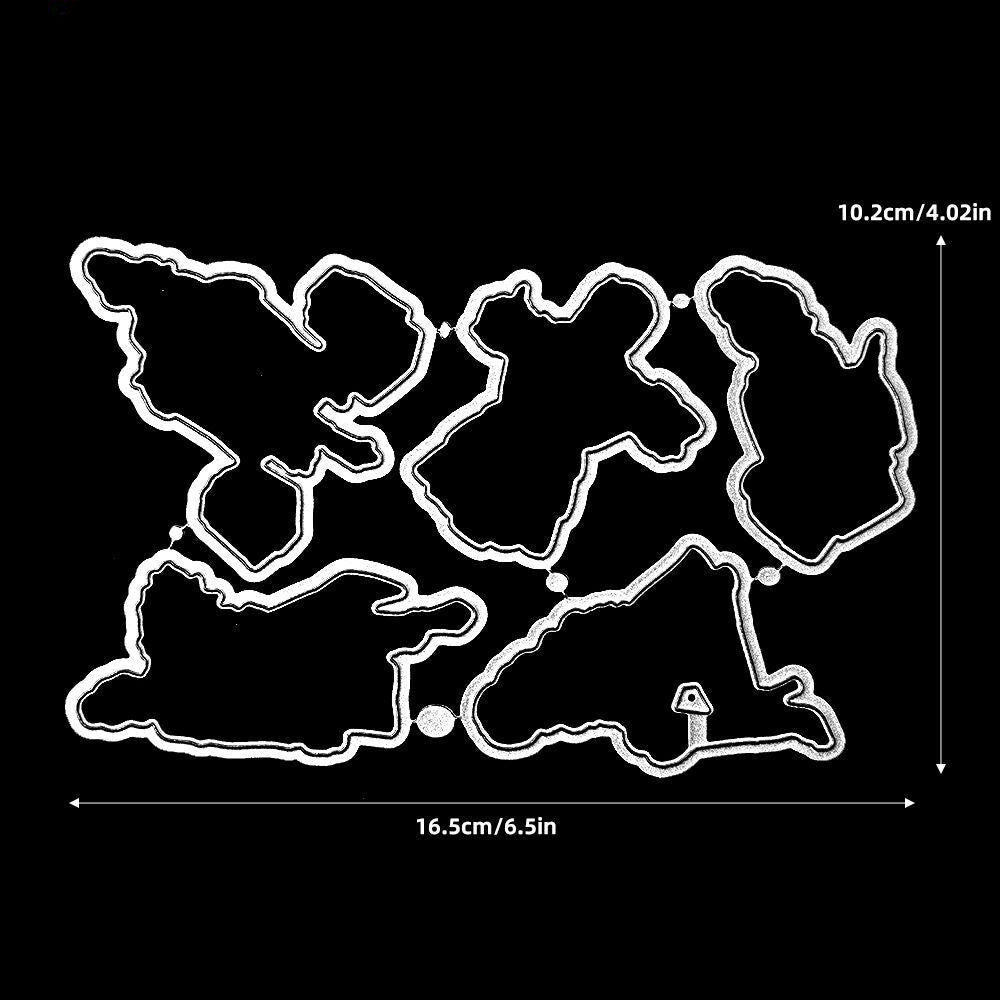 Shopping Girls Dies & Stamps Set