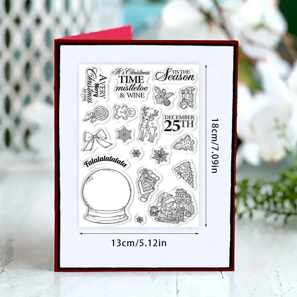Christmas Elements Dies & Stamps Set