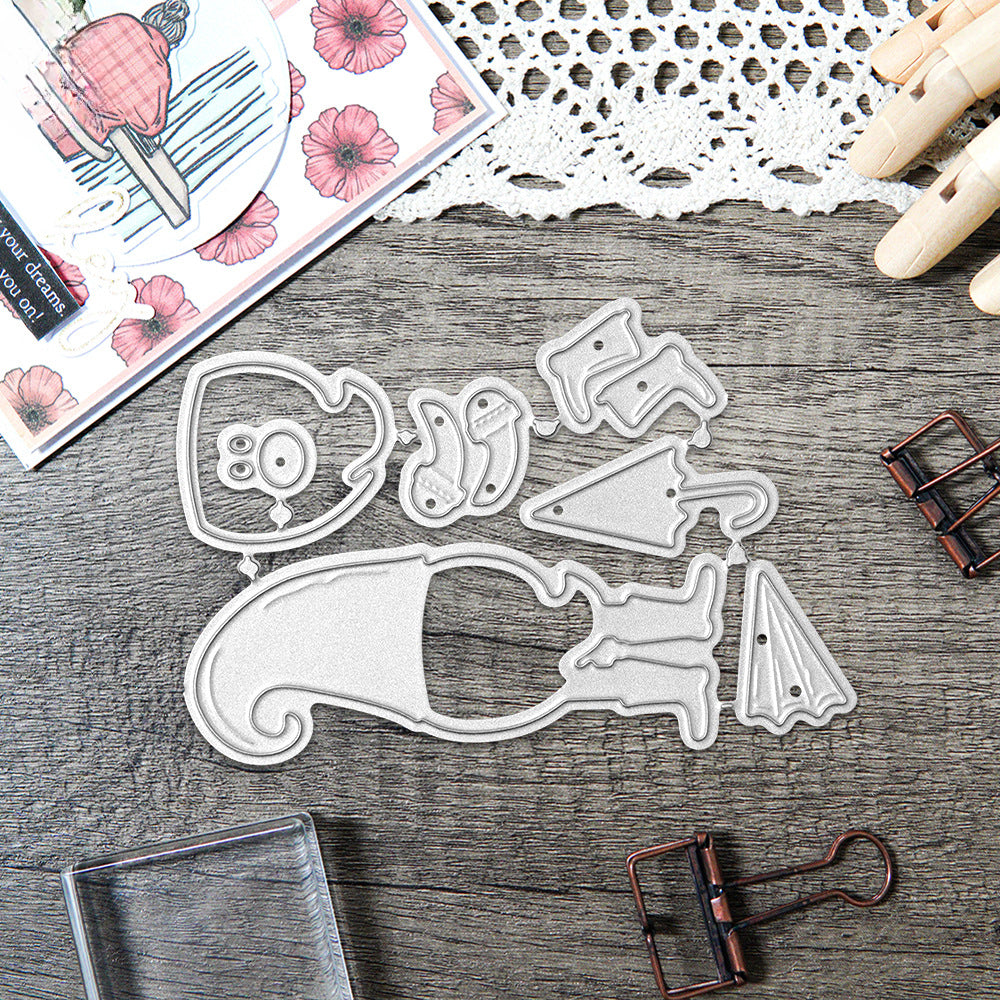 Dwarf Holding An Umbrella Metal Cutting Dies