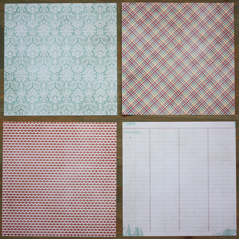 24PCS 6" Sweet Candy Scrapbook Paper & Cardstock