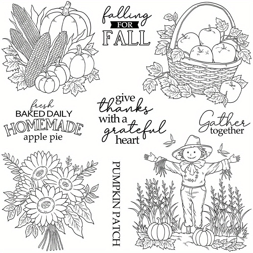 Harvest Season Dies & Stamps Set