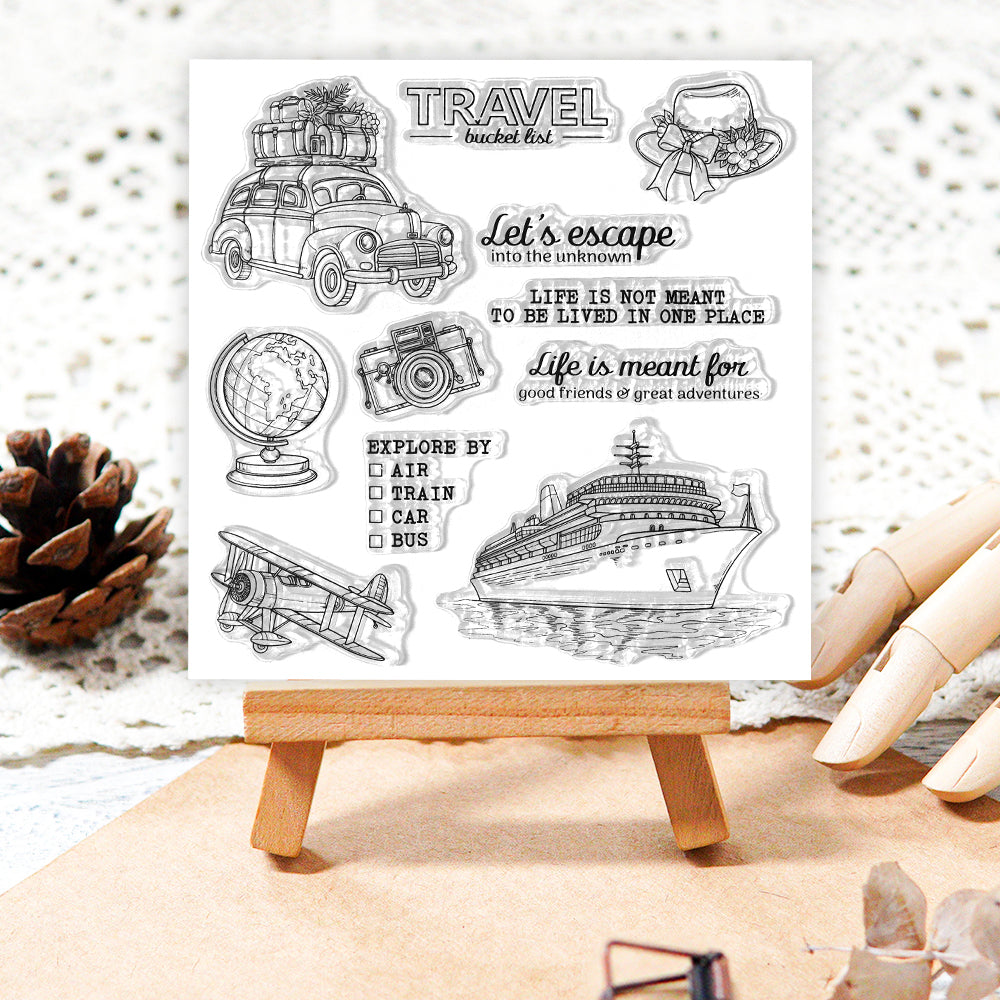 World Adventure Clear Stamps