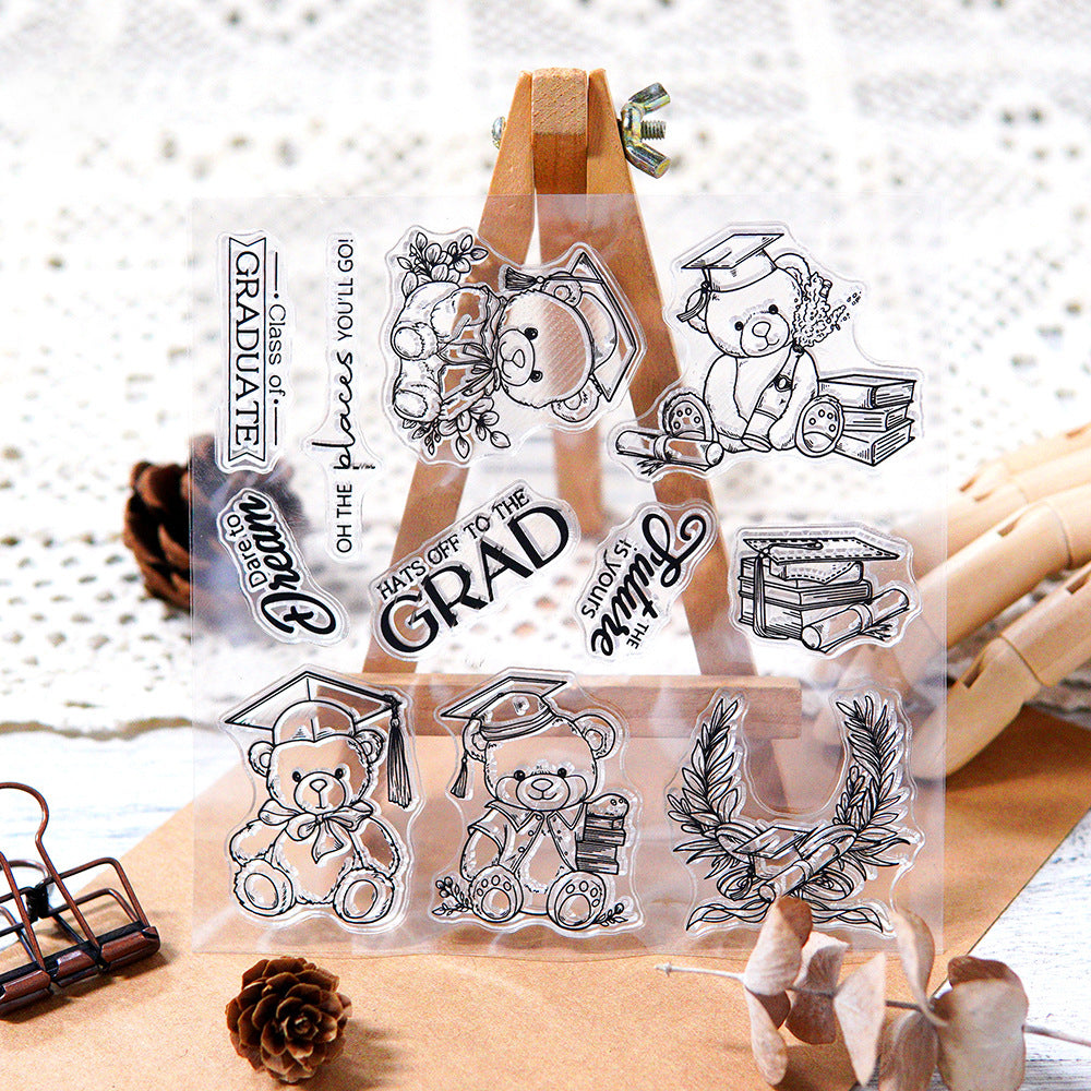 Graduation Season Bear Dies & Stamps Set