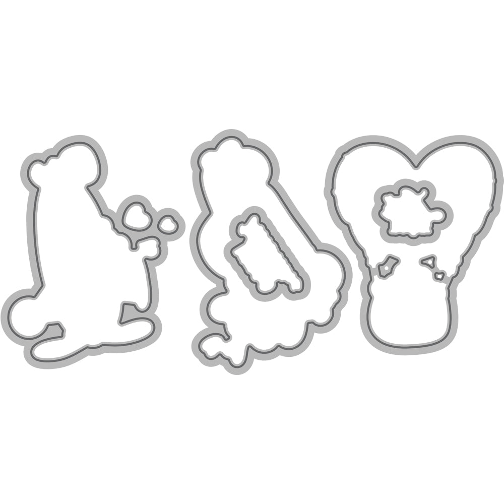Valentine's Day Theme Dies & Stamps Set