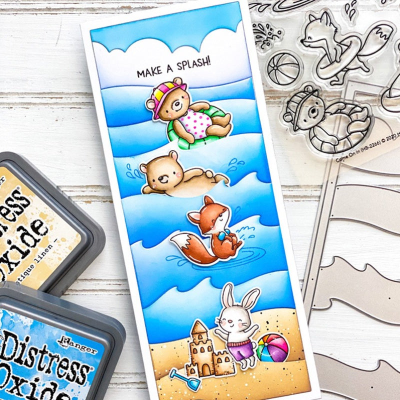 Happy Vacation Theme Dies & Stamps Set
