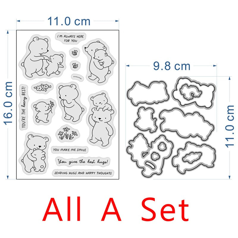 Bear Series Dies & Stamps Set