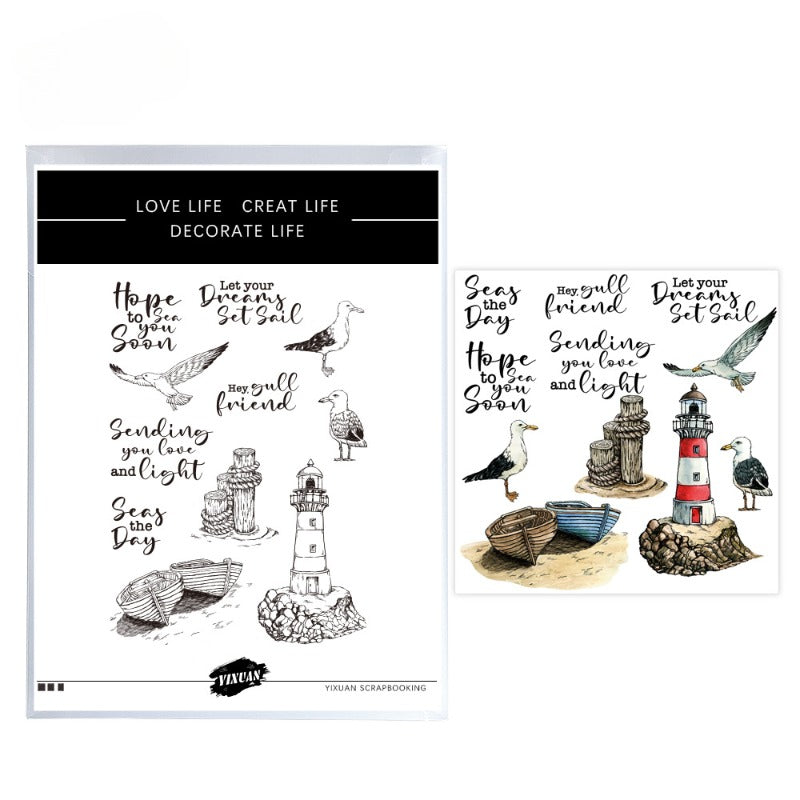 Seagull and Lighthouse Dies & Stamps Set