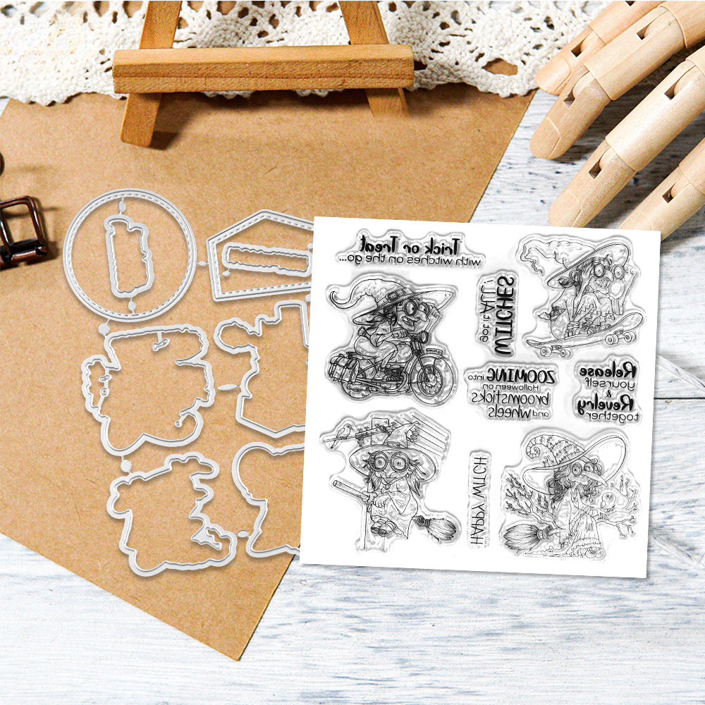 Halloween Witch Dies & Stamps Set