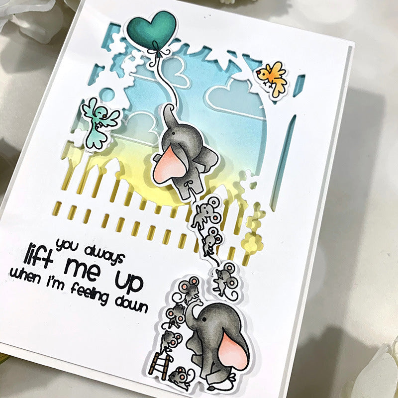Happy Dumbo Dies & Stamps Set