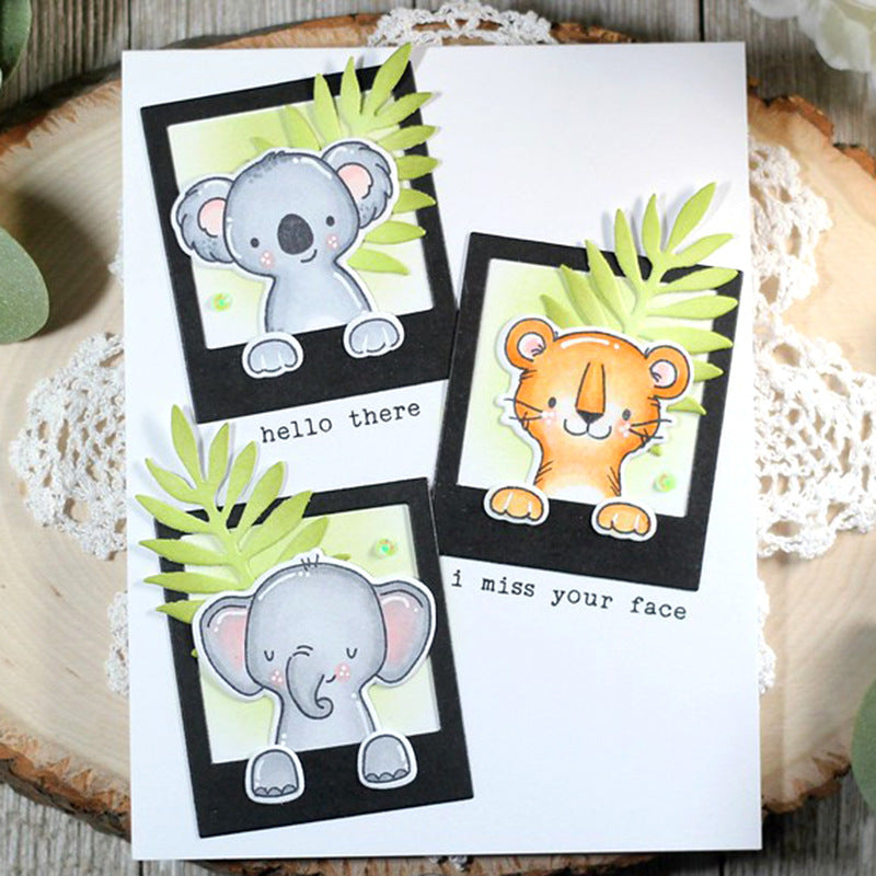 Animal Head Frame Dies & Stamps Set