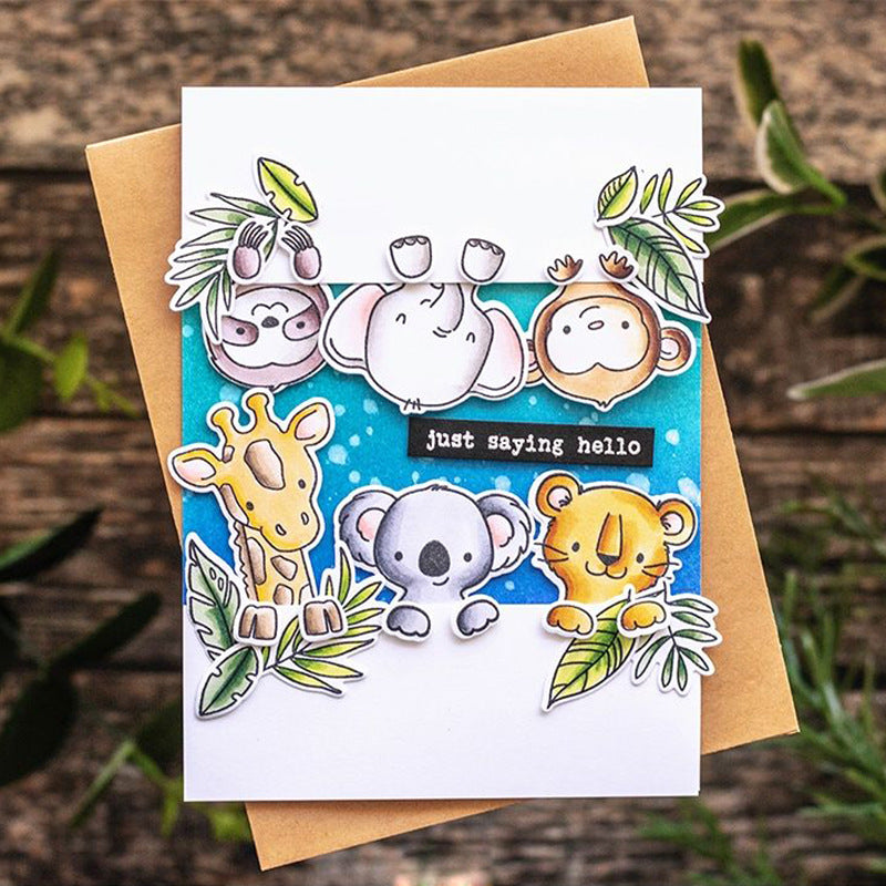 Animal Head Frame Dies & Stamps Set