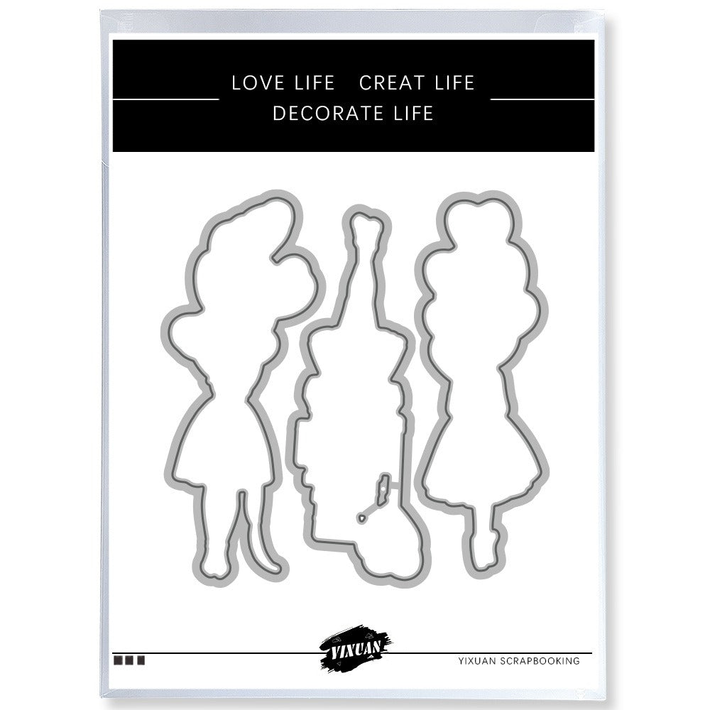 Valentine's Day Theme Dies & Stamps Set