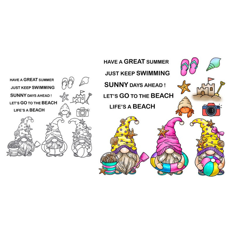 Vacation Gnomes Dies & Stamps Set