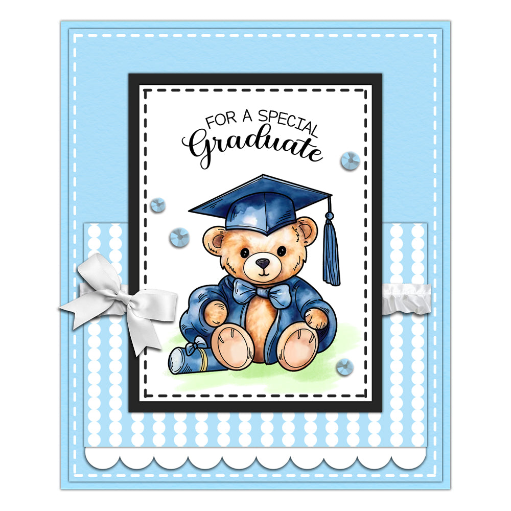 Graduation Season Bear Dies & Stamps Set