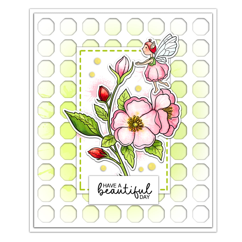 Flower Fairy Dies & Stamps Set