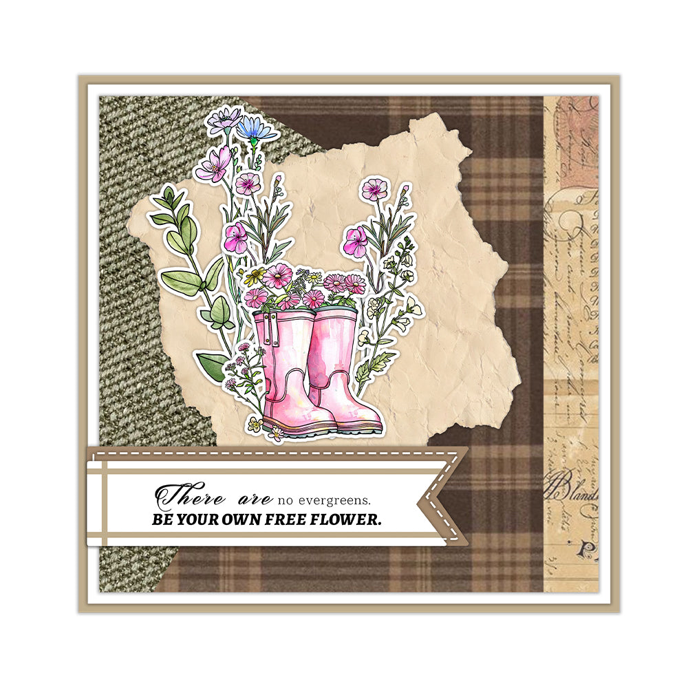 Spring Garden Dies & Stamps Set
