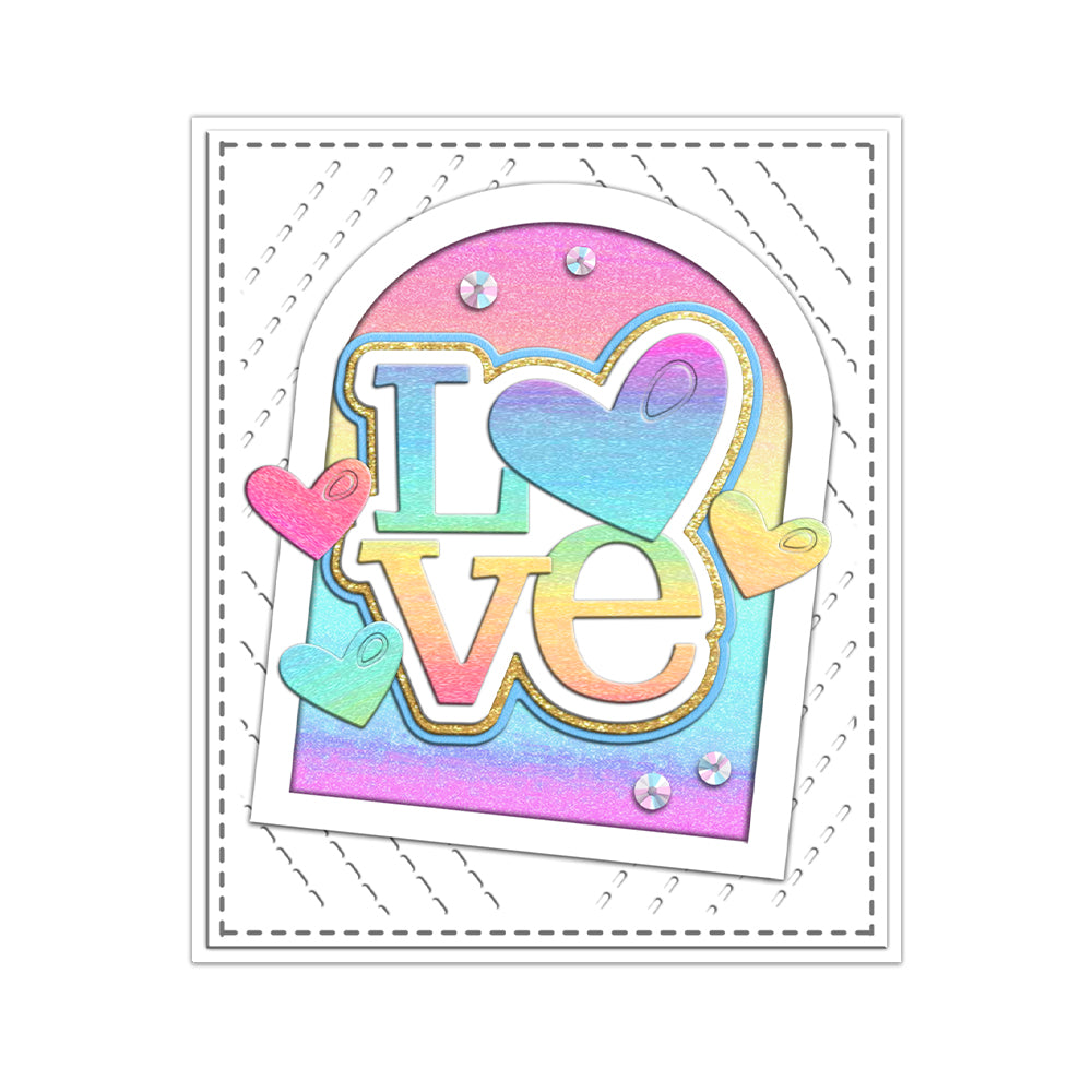 "Love" Words Cutting Dies