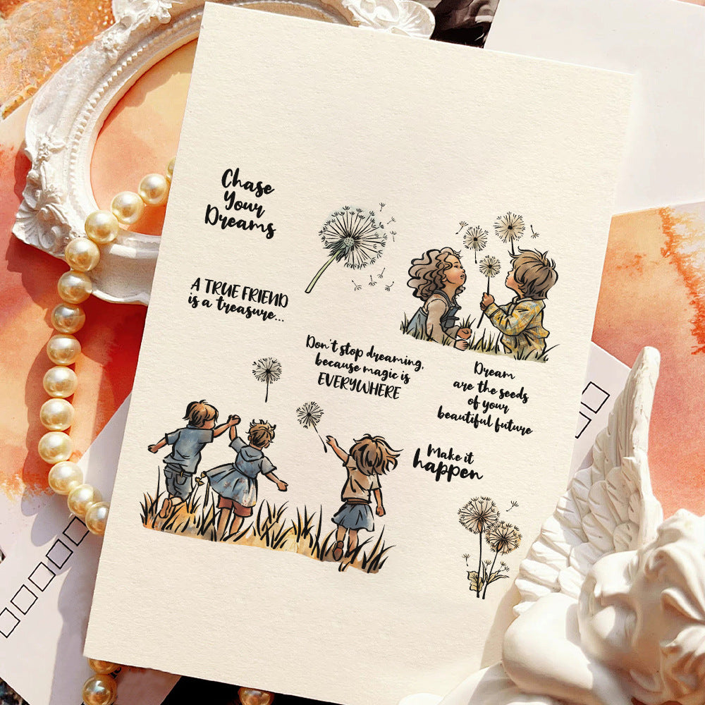 Dandelion Kids Dies & Stamps Set