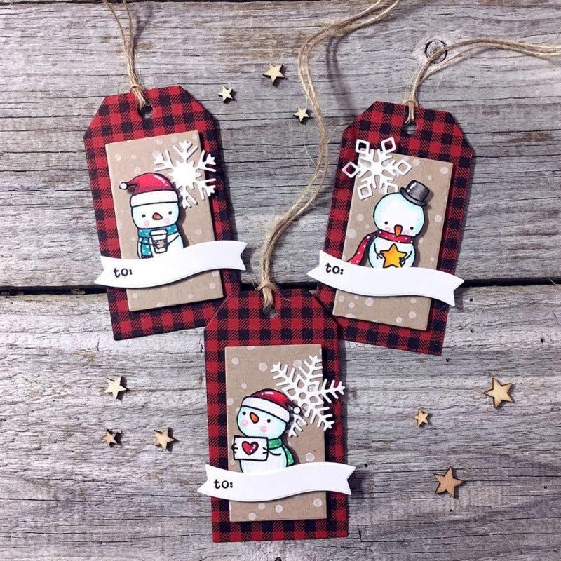 Winter Snowman Series Dies & Stamps Set