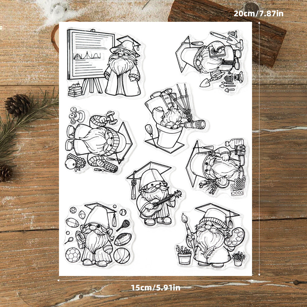 Graduation Season Dwarf Dies & Stamps Set