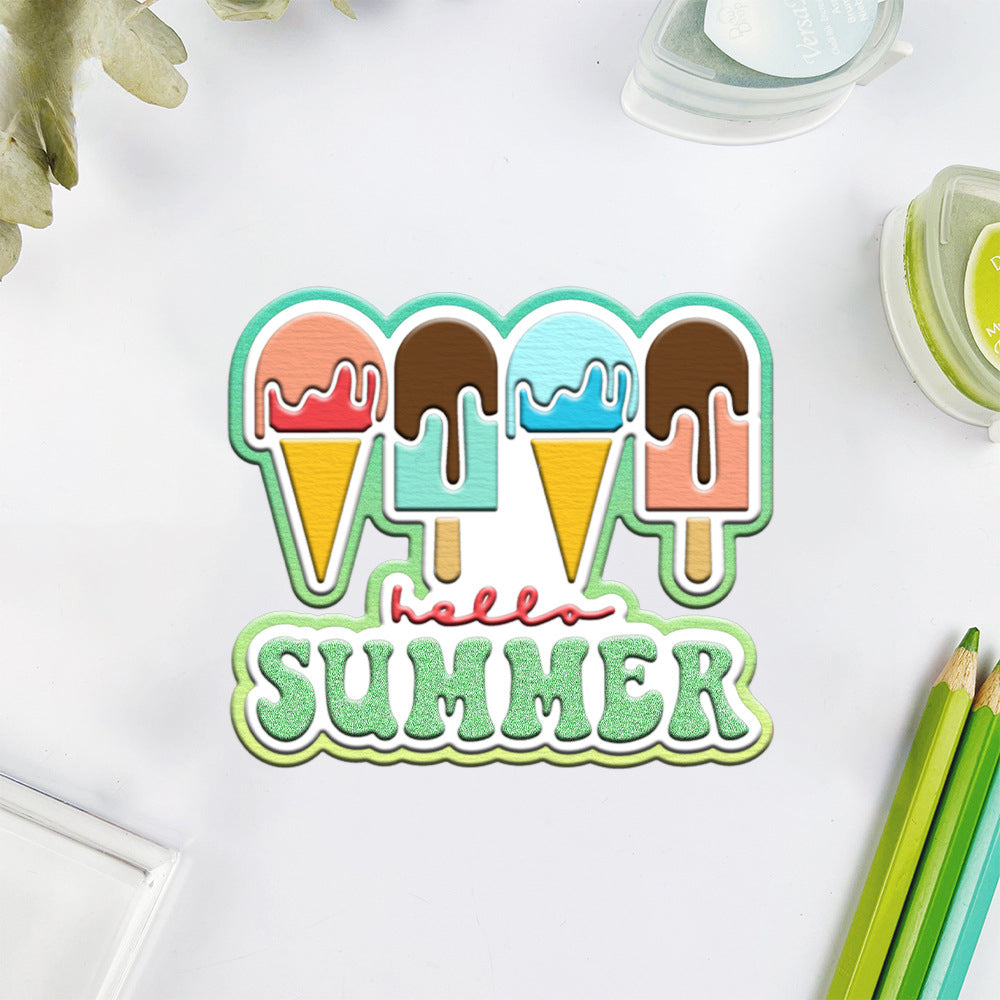 Summer Ice Cream Metal Cutting Dies