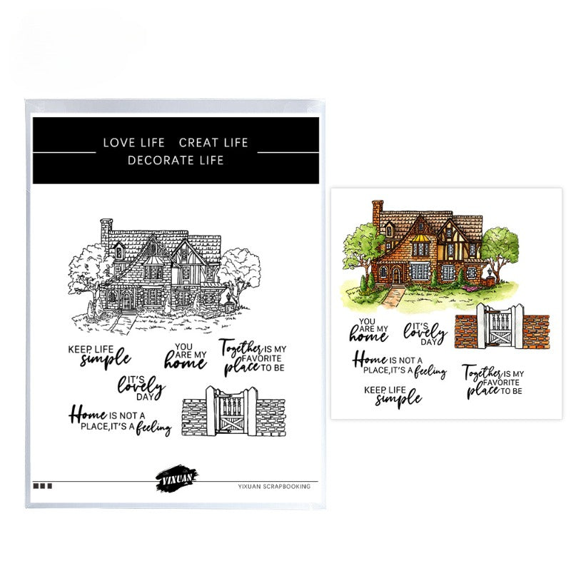 The Country Cottage Dies & Stamps Set