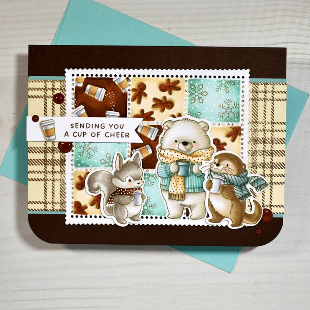 Winter Animals Dies & Stamps Set