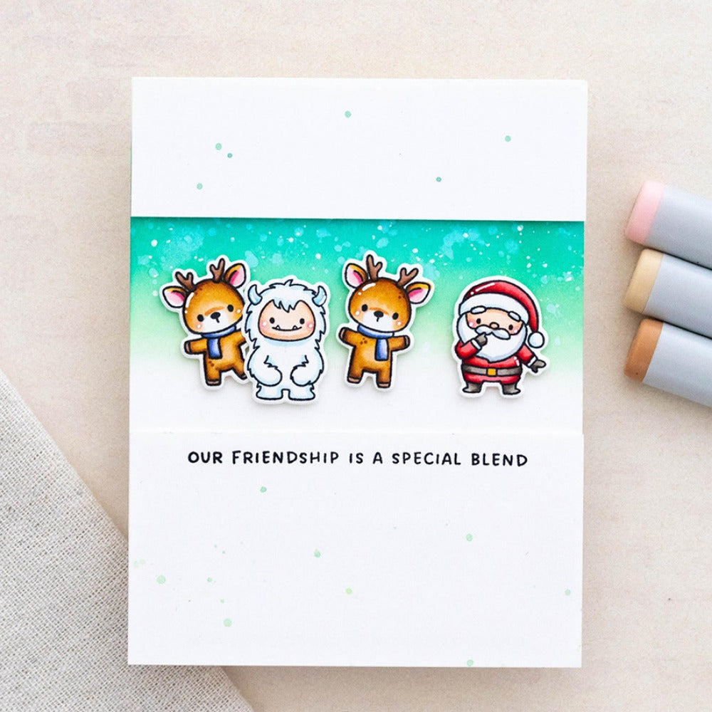 Christmas Animals Dies & Stamps Set