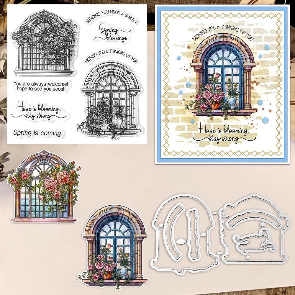 Window Grilles Dies & Stamps Set