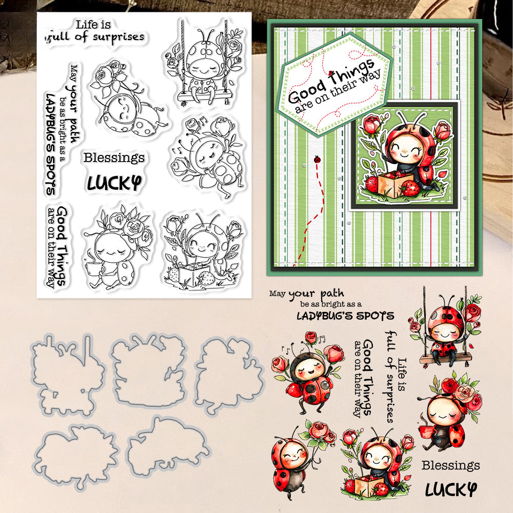 Ladybug Life Dies & Stamps Set