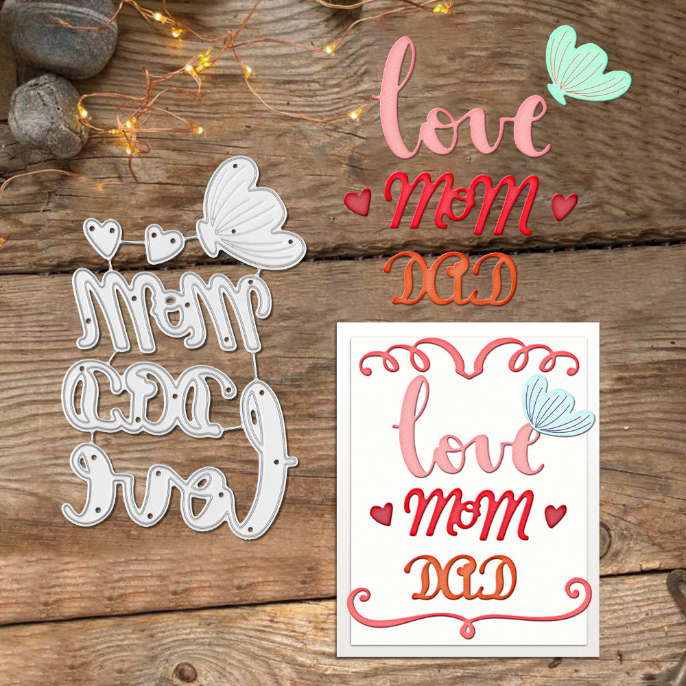 Mother's Day Letters Metal Cutting Dies