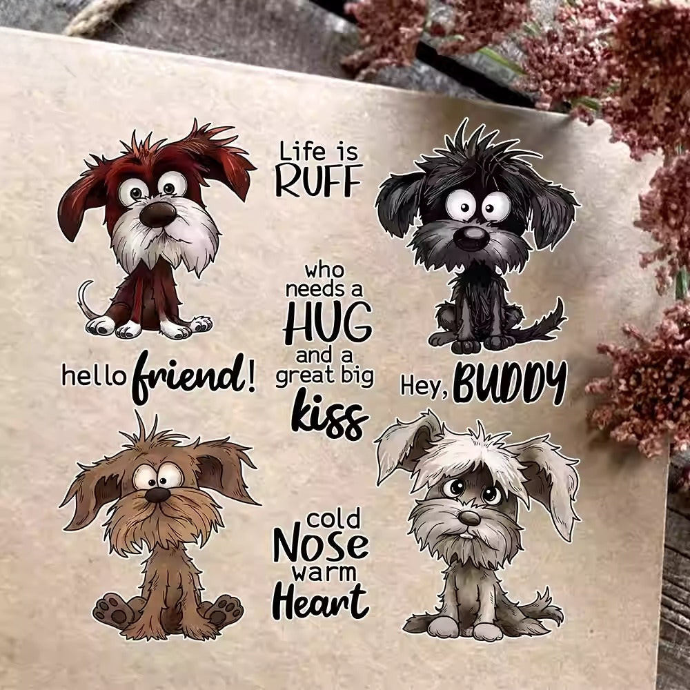 Cute Puppy Dies & Stamps Set