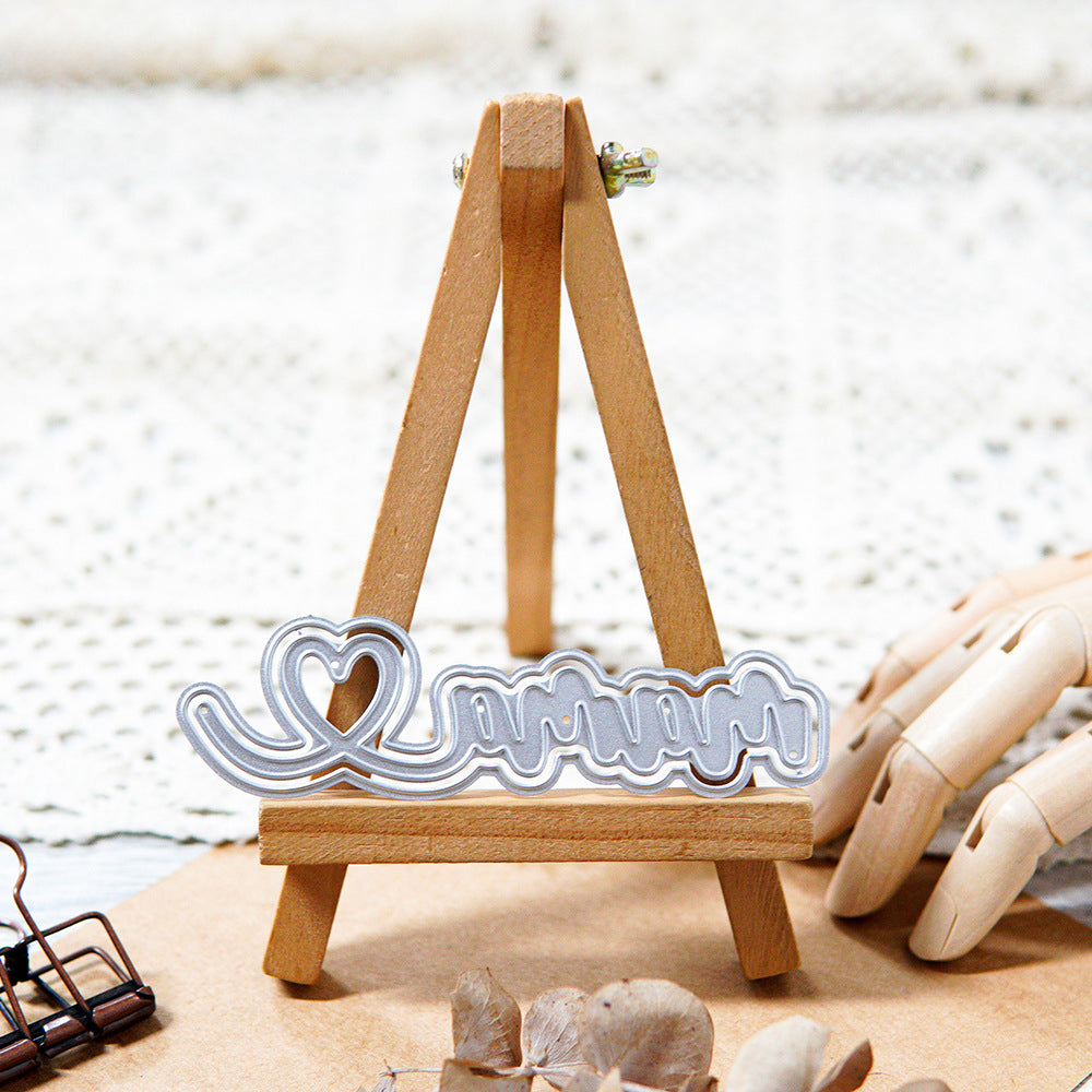 Papa Mama Letters Metal Cutting Dies