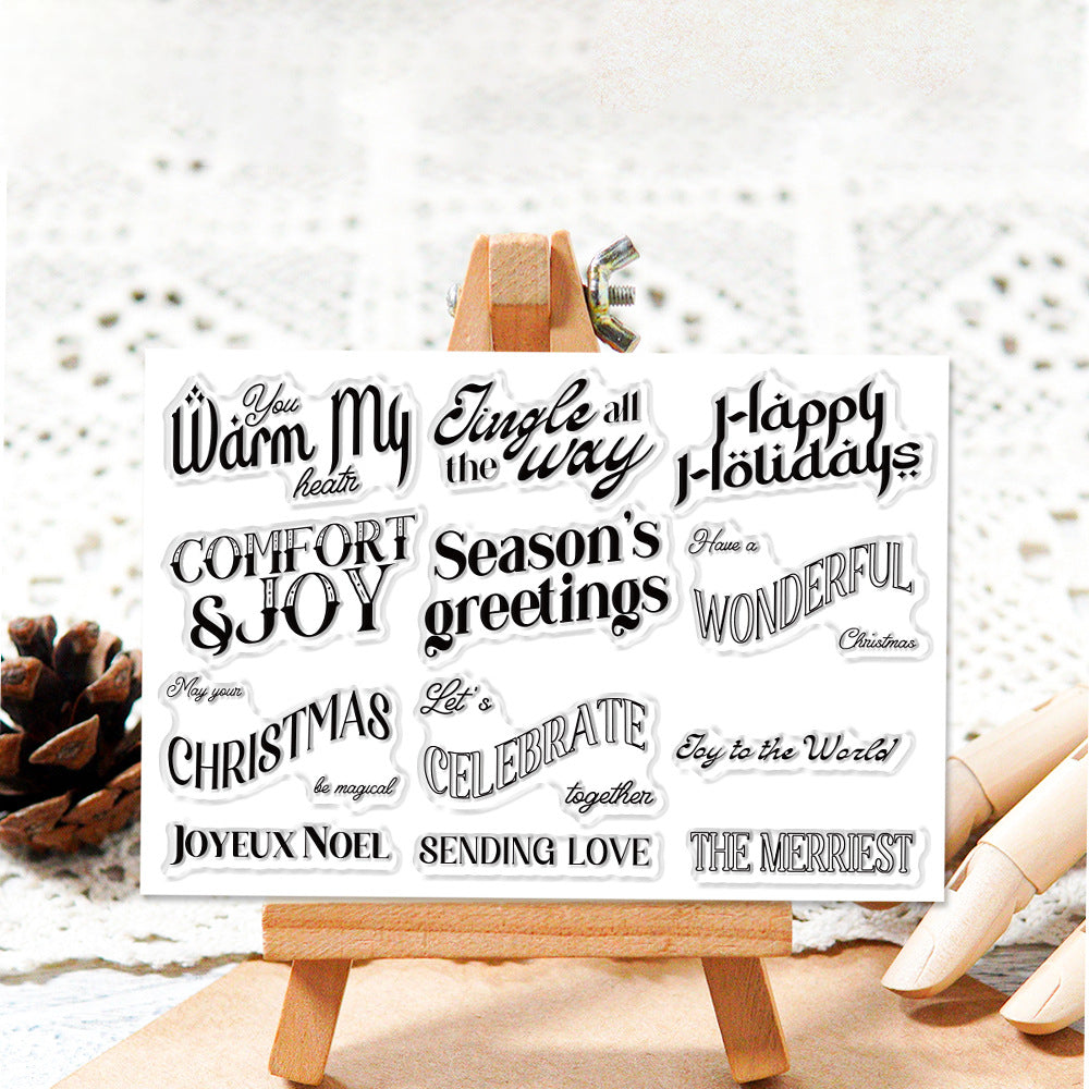 Christmas Greetings Dies & Stamps Set