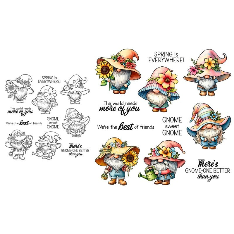 Cute Gnomes Dies & Stamps Set