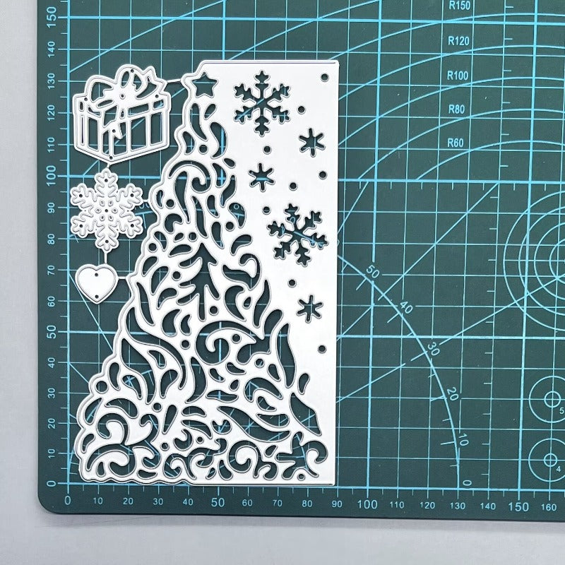 Christmas Tree Border Metal Cutting Dies