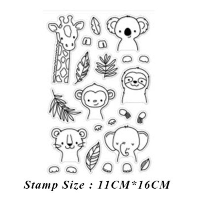 Animal Head Frame Dies & Stamps Set