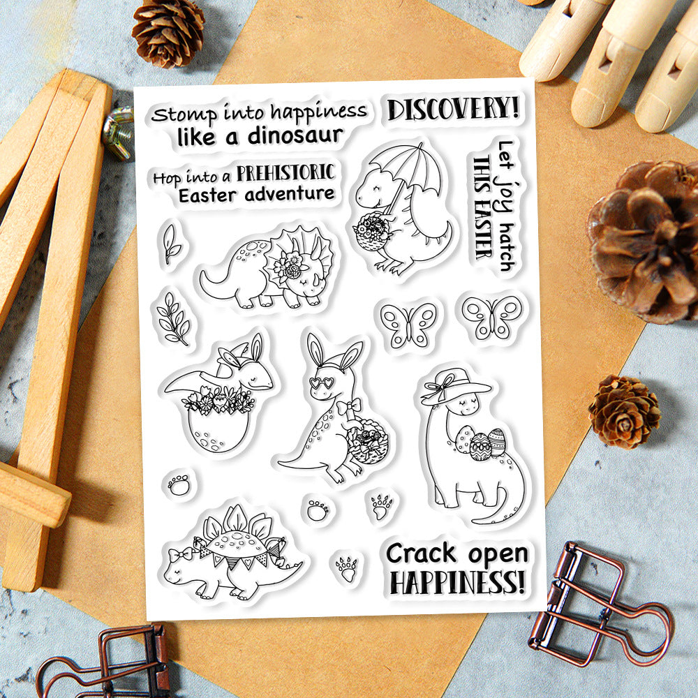Easter Dinosaur Clear Stamps